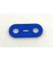 Mj flat strip 2 holes transparent blue