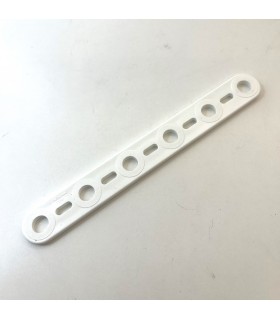 Mj flat strip 6 holes white