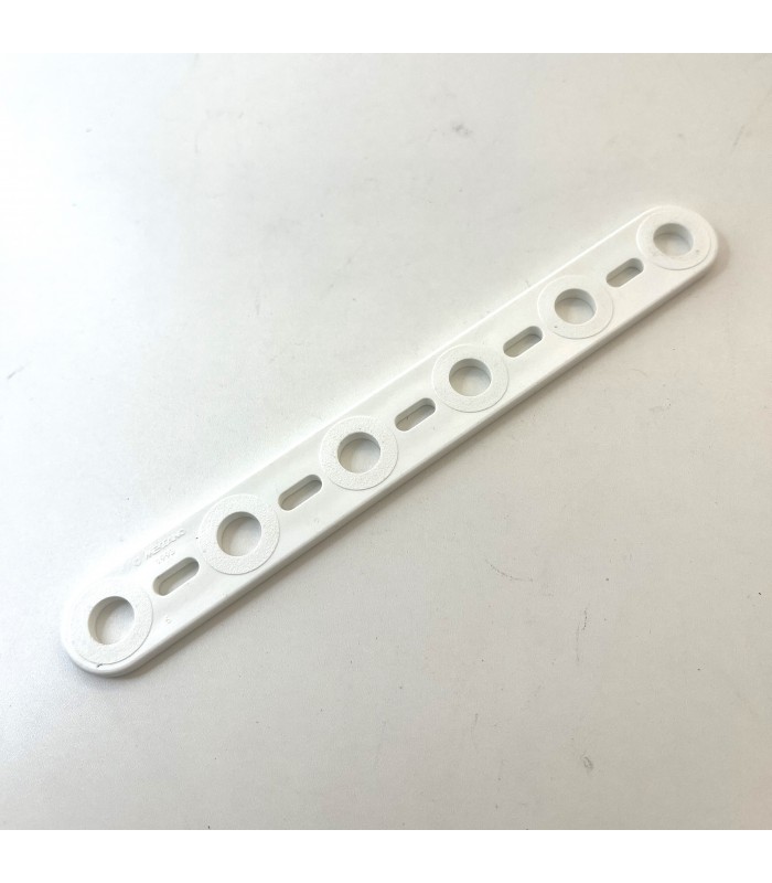 Mj flat strip 6 holes white Mj flat strip 6 holes white