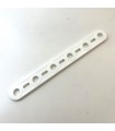 Mj flat strip 6 holes white