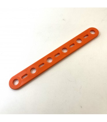 Mj flat strip 6 holes orange