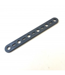 Mj flat strip 6 holes grey