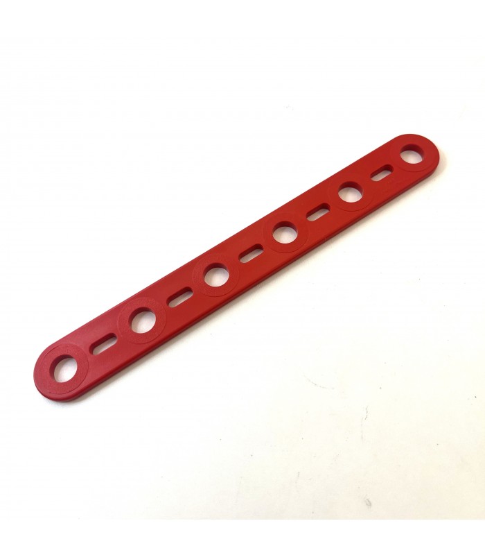 Mj flat strip 6 holes red