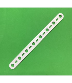 Mj Flat strip 8 holes white