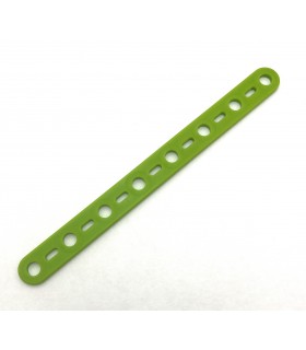 Mj Flat strip 8 holes apple green