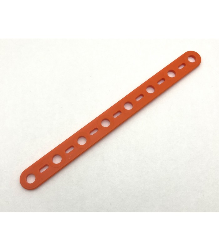 Mj Flat strip 8 holes pumpkin orange Mj Flat strip 8 holes pumpkin orange