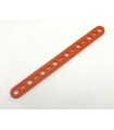 Mj Flat strip 8 holes pumpkin orange