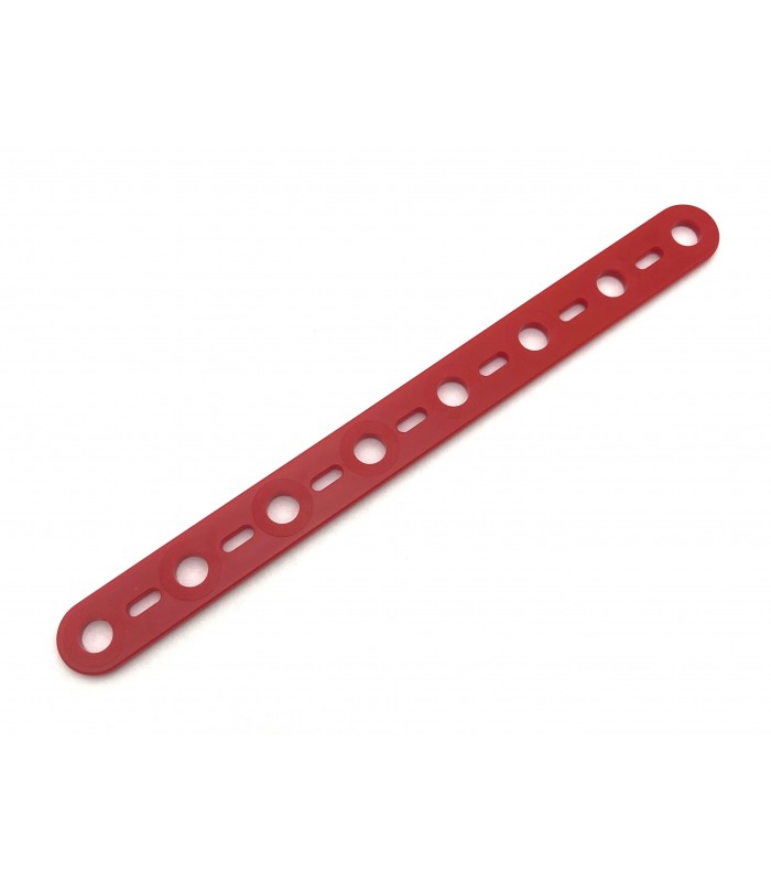 Mj Flat strip 8 holes red Mj Flat strip 8 holes red