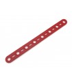Mj Flat strip 8 holes red