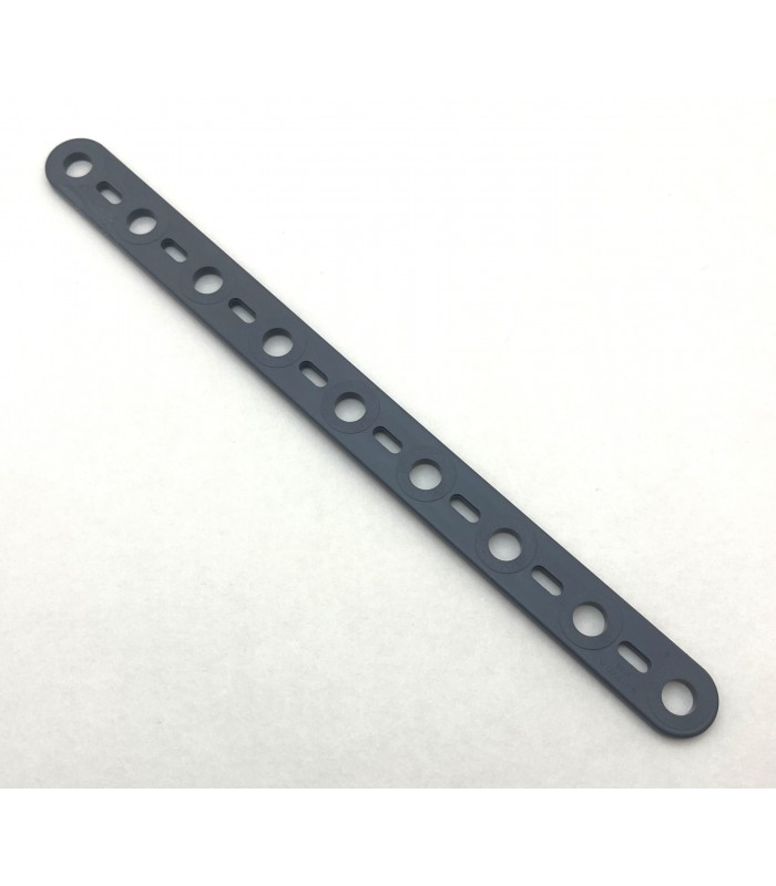Mj flat strip 9 holes grey