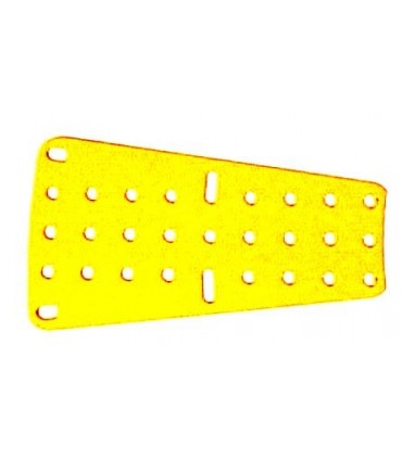 Plaque secteur  s/ rebords jaune