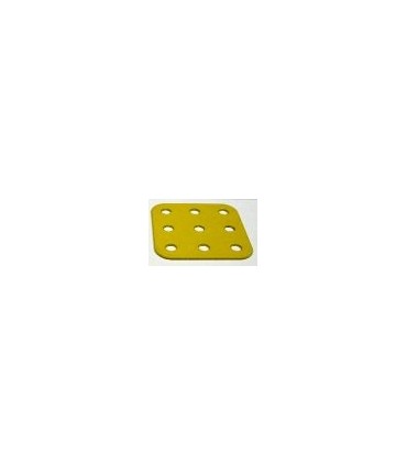 Plaque rigide 38 x 38 mm jaune      (3 x 3 tr)