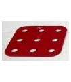 Plaque rigide 38 x 38 mm  rouge     (3 x 3 tr)