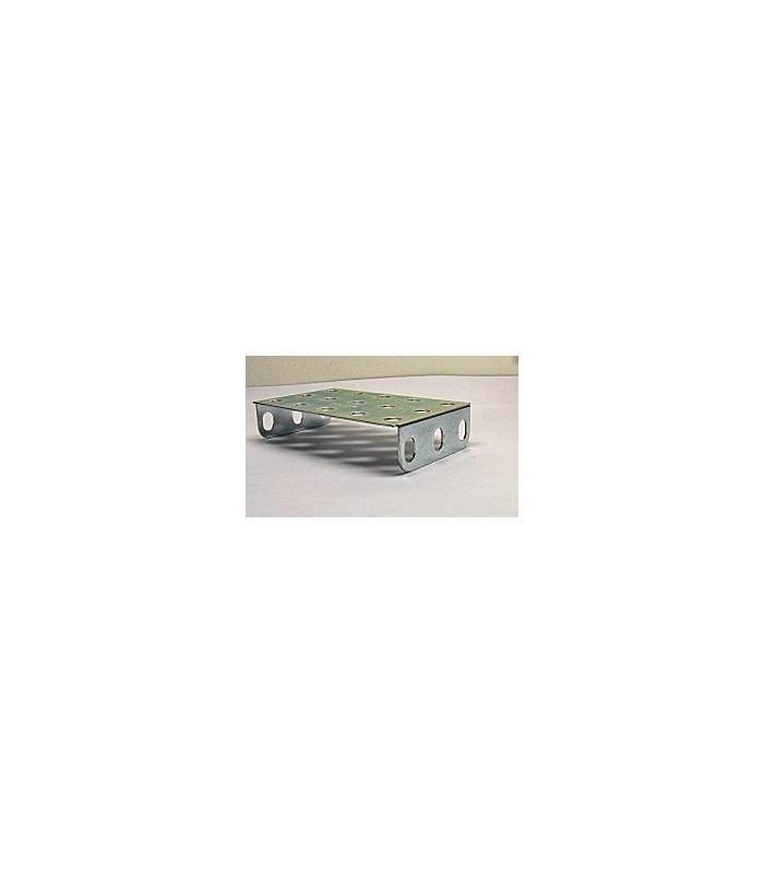 Plaque a rebords 60 x 40 mm zn Plaque a rebords 60 x 40 mm zn