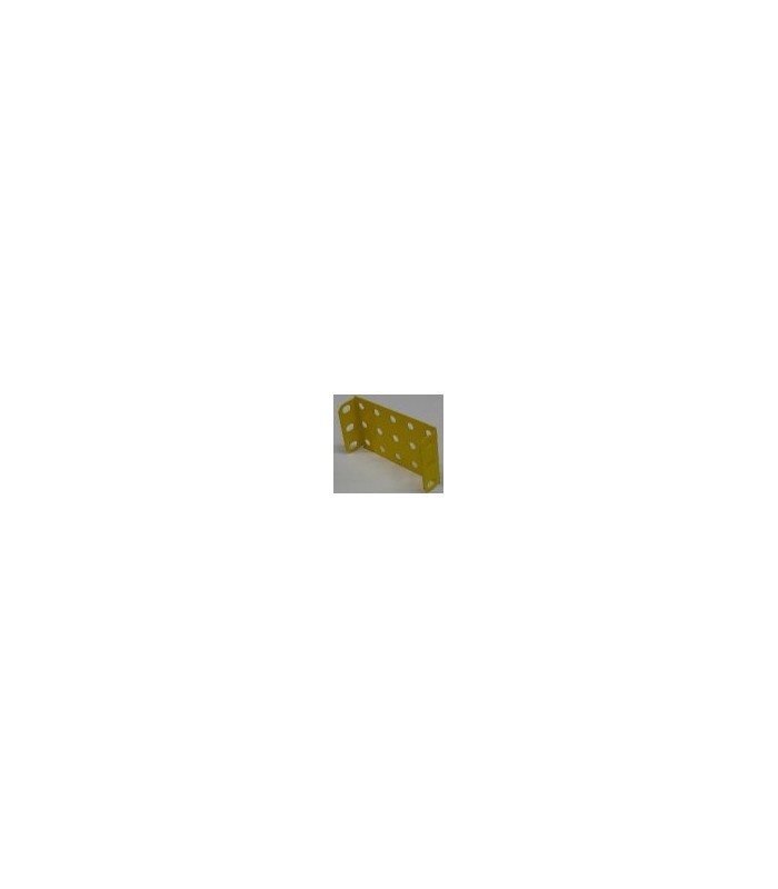Plaque a rebords 60 x 40 mm jaune (3 x 5 tr)