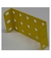 Plaque a rebords 60 x 40 mm jaune (3 x 5 tr)