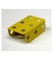 Plaque a rebords 25 x 38 mm jaune (3 x 2 tr)