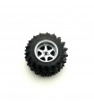 Rim and tyre nikko 80/42 wh42 left