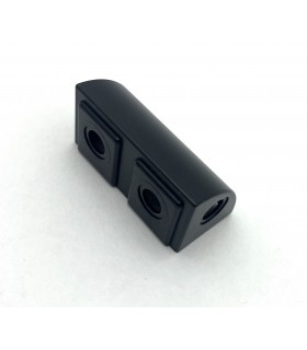 Mj double quarter block 2x1 black