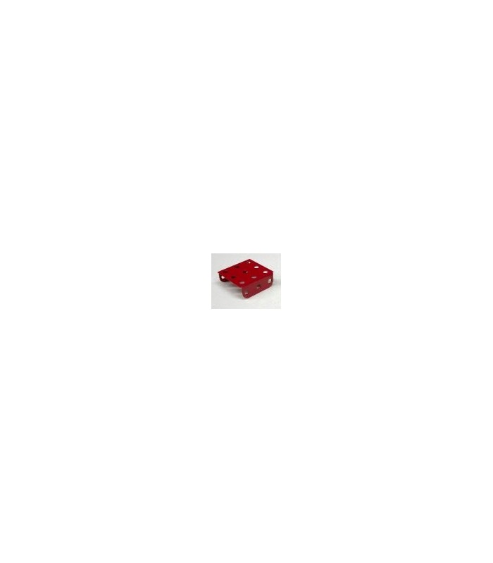 Plaque a rebords 38 x 38 mm rouge (3 x 3 tr) Plaque a rebords 38 x 38 mm rouge (3 x 3 tr)
