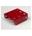 Plaque a rebords 38 x 38 mm rouge (3 x 3 tr)