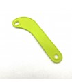 Mj Rounded band 2 holes soft anise green