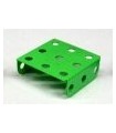 Plaque a rebords 38 x 38 mm vert fluo (3 x 3 tr)
