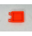 Mj  garbage can lid neon orange