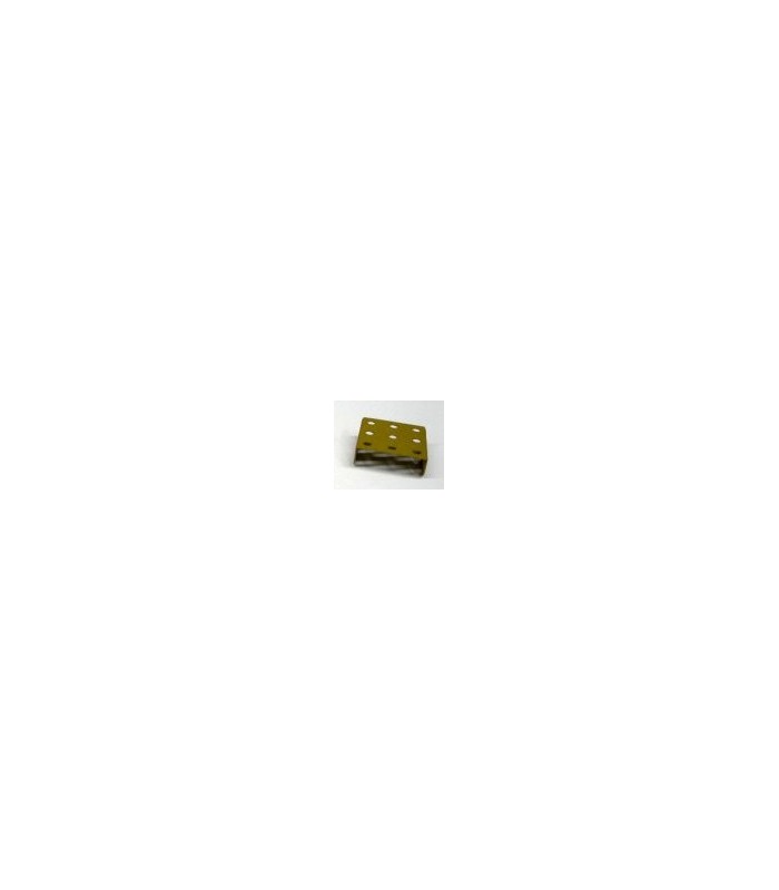 Plaque a rebords 38 x 38 mm or  ( 3 x 3 tr)