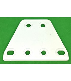 Mj trapezoidal flexible plate white