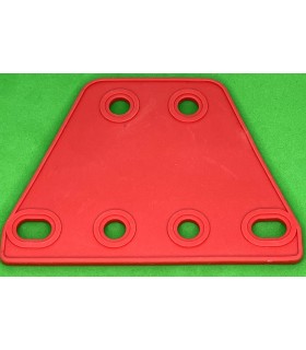 Mj trapezoidal flexible plate grenadine red