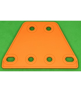 Mj trapezoidal flexible plate orange