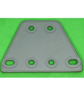 Mj trapezoidal flexible plate light grey