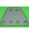 Mj trapezoidal flexible plate light grey