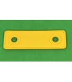 Mj special flexible plate 2 holes yellow orange