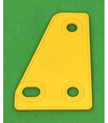 Mj plaque souple triangle rectangle jaune/orange