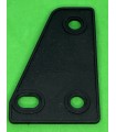 Mj right-angled triangle flexible plate black