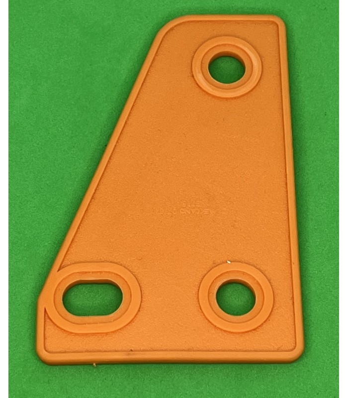Mj plaque souple triangle rectangle orange citrouille Mj plaque souple triangle rectangle orange citrouille