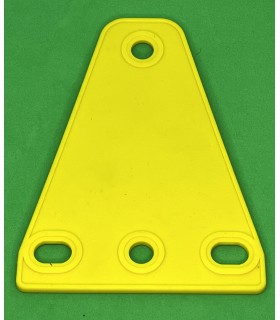 Mj trapezoidal flexible plate 3 x 1 yellow
