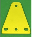 Mj trapezoidal flexible plate 3 x 1 yellow