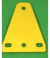 Mj trapezoidal flexible plate 3 x 1 yellow/orange