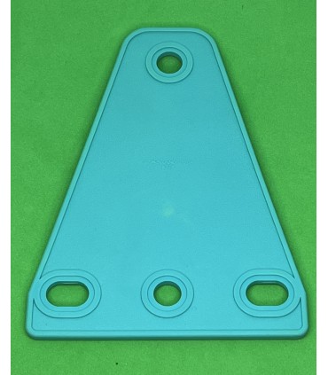 Mj trapezoidal flexible plate 3 x 1 south sea blue