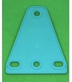 Mj trapezoidal flexible plate 3 x 1 south sea blue