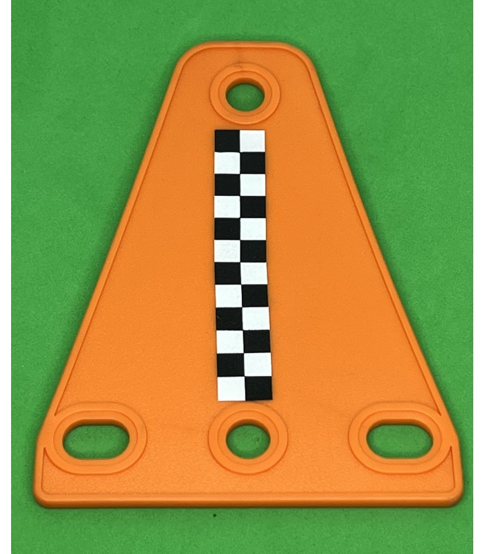 Mj plaque trapèze souple 3x1 orange Mj plaque trapèze souple 3x1 orange