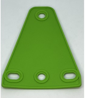 Mj trapezoidal flexible plate 3 x 1 green