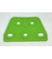 Mj trapezoidal flexible plate 3 x 2 green