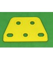 Mj trapezoidal flexible plate 3 x 2 yellow