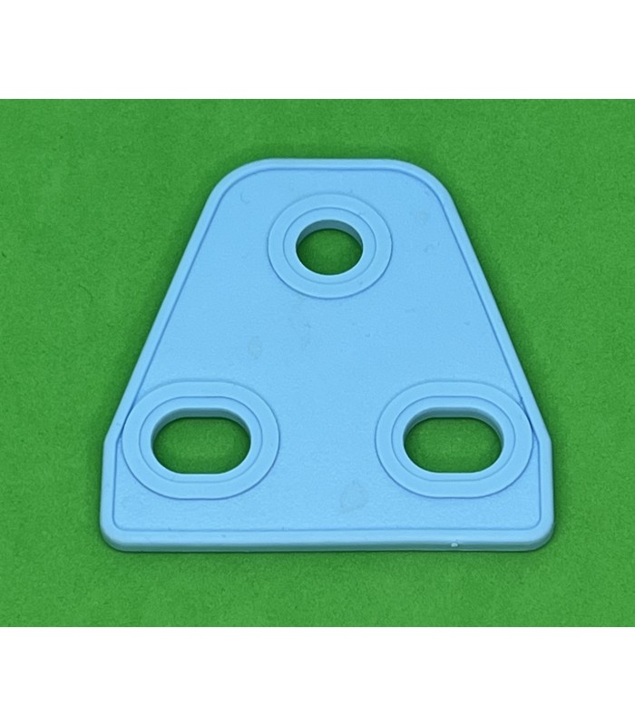 Mj triangular flexible plate 2 x 1 pale blue