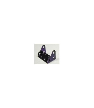 Plaque a rebords gousset violet