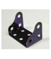 Plaque a rebords gousset violet